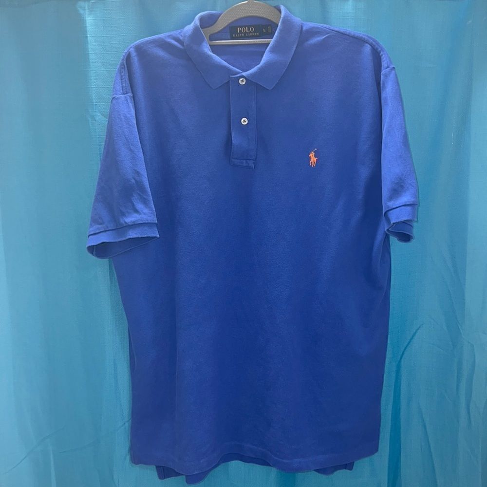 Polo Ralph Lauren shirt blue orange